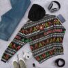 3D Santa Village Firefighter Ugly Christmas Sweater Custom Hoodie Apparel