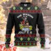 3D S.W Yoda And Mandalorian Christmas Ugly Sweater Tshirt Hoodie Apparel