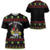 3D S.W Yoda And Mandalorian Christmas Ugly Sweater Tshirt Hoodie Apparel