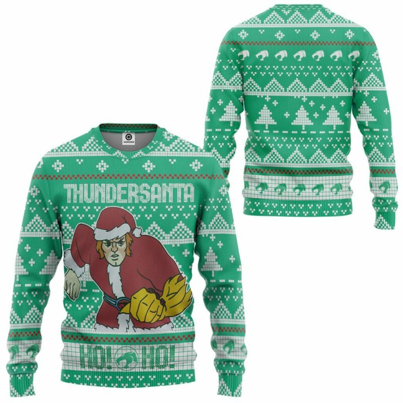 3D Thundercats Ugly Christmas Sweater