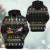 3D Unicorn Xmas Ugly Christmas Sweater Custom Hoodie Apparel