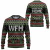 3D WFH Work From Home Ugly Christmas Sweater