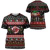 3D Xmas Firefighter Ugly Christmas Sweater Custom Tshirt Apparel