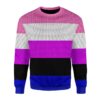 Genderfluid Pride Flag Christmas Sweater