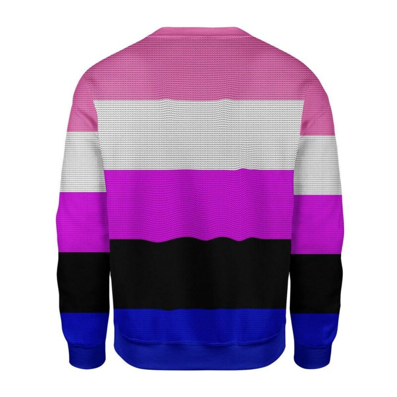 Genderfluid Pride Flag Christmas Sweater