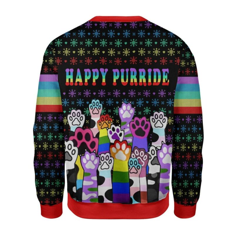 Happy Purride LGBT Christmas Sweater