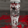 Glow in the dark Horror Movie Tumbler Halloween 40oz, Evil Characters, Horror Film, Ghost, Stainless Steel, Screams, Jason, Michael