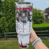 Horror Movie Tumbler Halloween 40oz, Evil Characters, Horror Film, Ghost, Stainless Steel, Screams, Jason, Michael