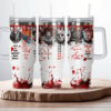 Horror Movie Tumbler Halloween 40oz, Evil Characters, Horror Film, Ghost, Stainless Steel, Screams, Jason, Michael