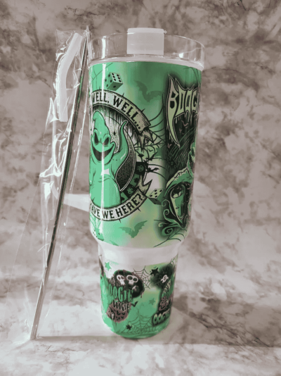 Halloween Horror character Tumbler,Boogie , 40 oz tumbler with straw. gift for her, ice coffee cup, birthday gift for friend, water bottle