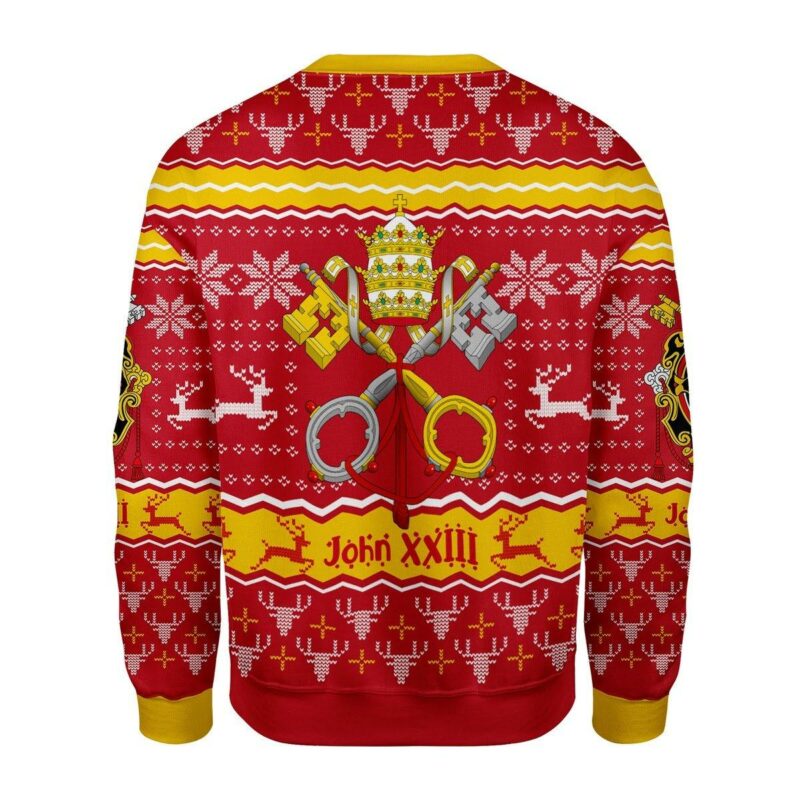 John XXIII Coat Of Arms Christmas Sweater