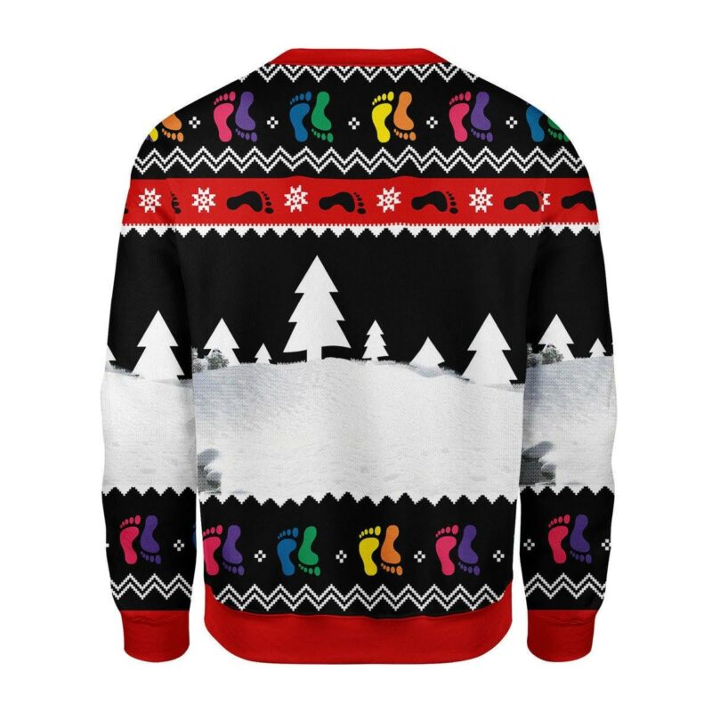 LGBT Bigfoot Christmas Sweater