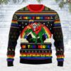 LGBTQ+ There's Some Hos In This House Ugly Christmas Sweater