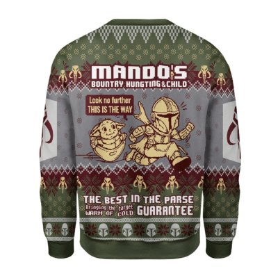 Mando's Bountry Hunting Ugly Christmas Sweater