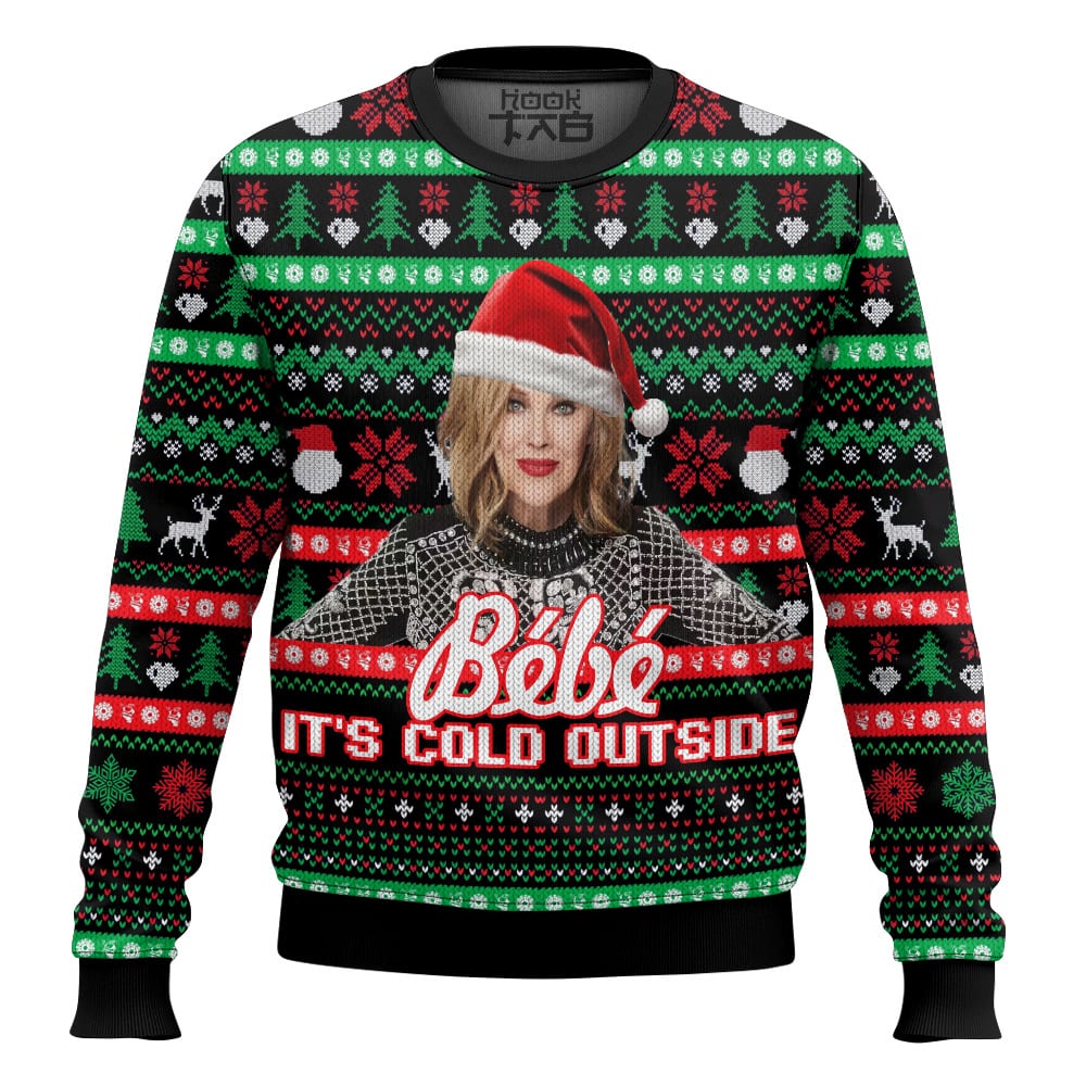 Moira Rose, Bebe It Cold Outside Meme Ugly Christmas Sweater