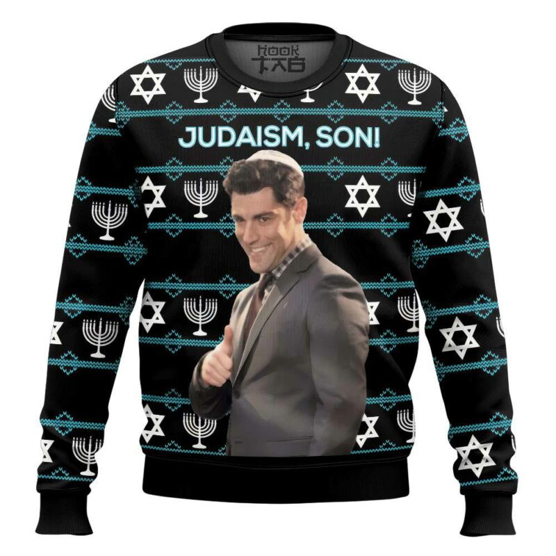 Winston Schmidt, Fox-New Girl, Judaism Son, Christmas Ugly Sweater