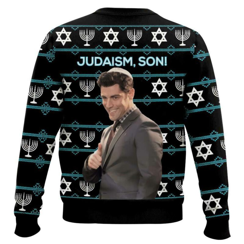 Winston Schmidt, Fox-New Girl, Judaism Son, Christmas Ugly Sweater