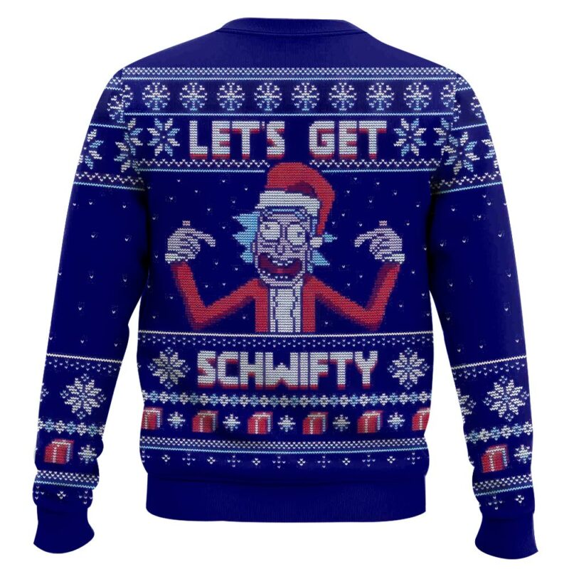 Let’s Get Schwifty! Rick and Morty Ugly Christmas Sweater