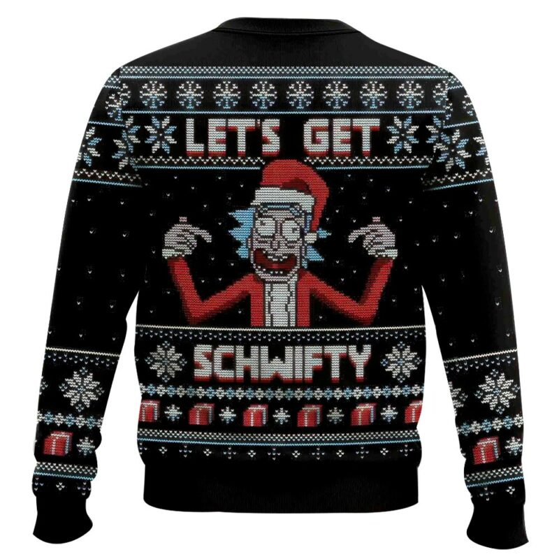 Let’s Get Schwifty! Rick and Morty Ugly Christmas Sweater