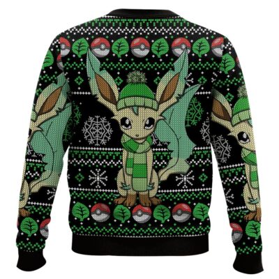 Leafeon Pokemon Christmas Ugly Sweater