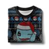 Squirtle Pokemon Christmas Ugly Sweater