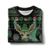 Leafeon Pokemon Christmas Ugly Sweater