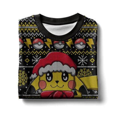 Pikachu Pokemon Christmas Ugly Sweater