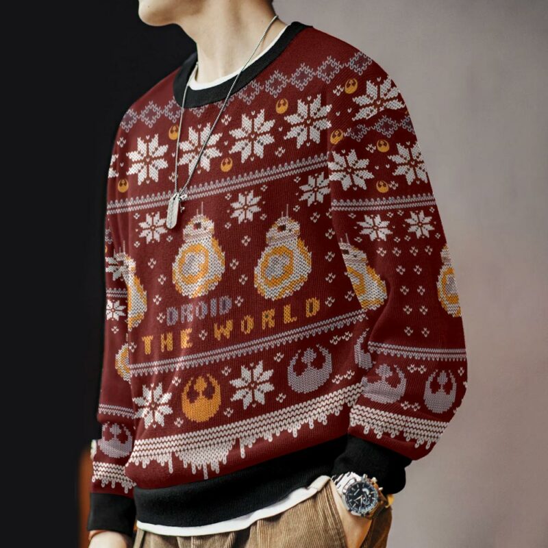 Droid To The World Star Wars Ugly Sweater