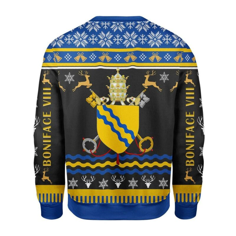 Pope Boniface VIII Coat of Arms Christmas Sweater