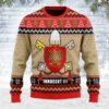 Pope Innocent III Coat of Arms Ugly Christmas Sweater