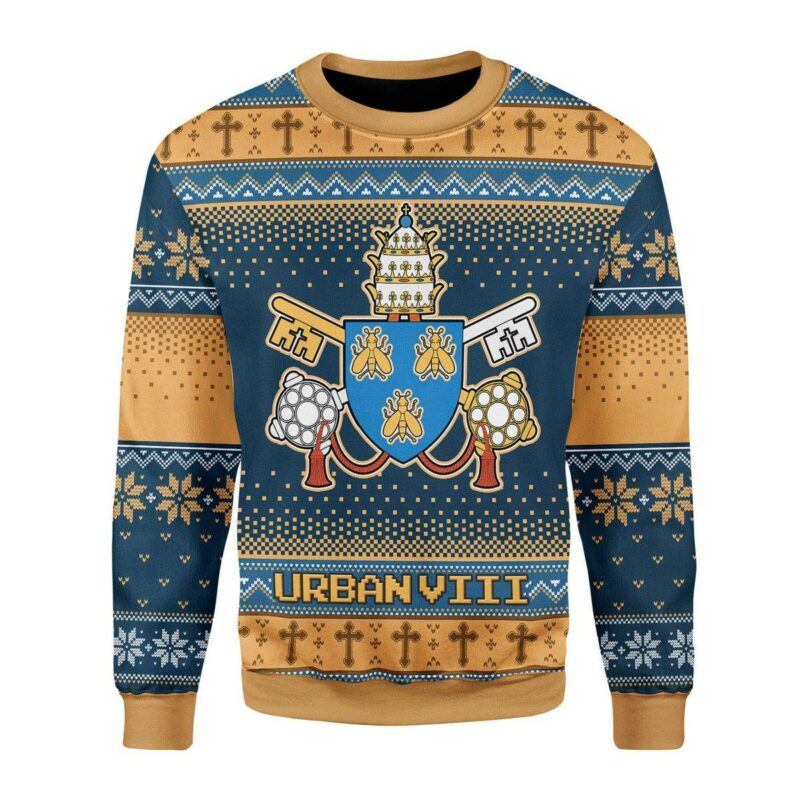 Pope Urban VIII - Maffeo Barberini (1623-1644) - The Bee Pope Christmas Sweater