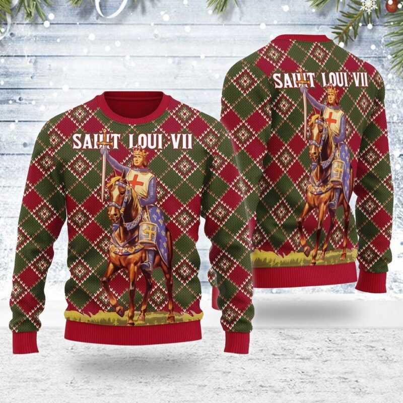 Saint Loui VII Ugly Christmas Sweater