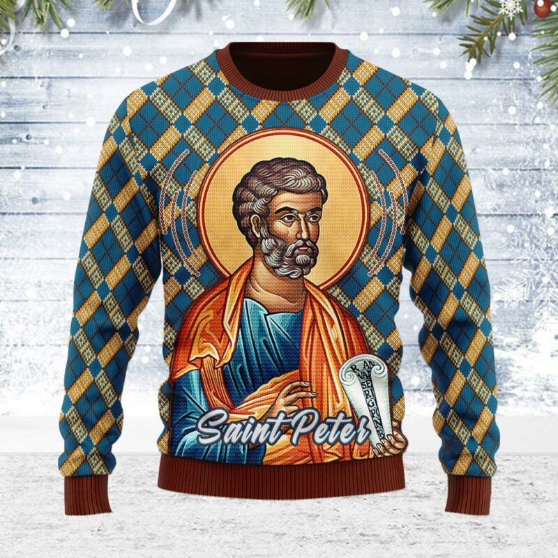 Saint Peter Ugly Christmas Sweater