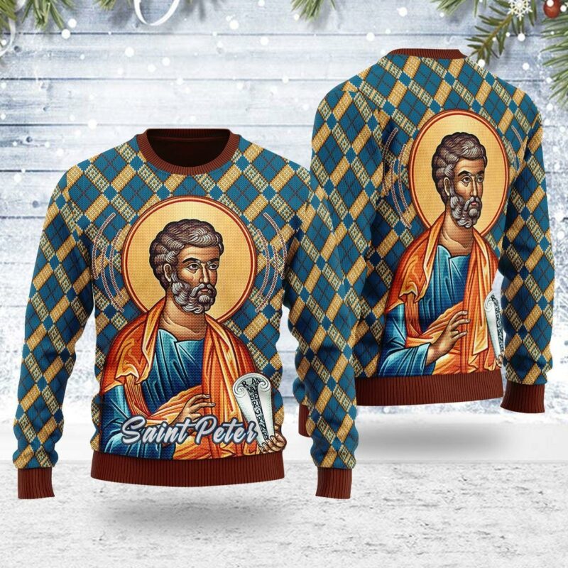 Saint Peter Ugly Christmas Sweater