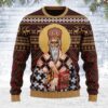 St. Vasilije of Ostrog Ugly Christmas Sweater