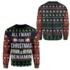 Ugly All I Want For Christmas Is Benjamin Custom Sweater Apparel