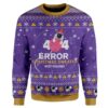 Ugly Christmas Astronaut Custom Sweater Apparel