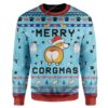 Ugly Christmas Corgi Custom Sweater Apparel