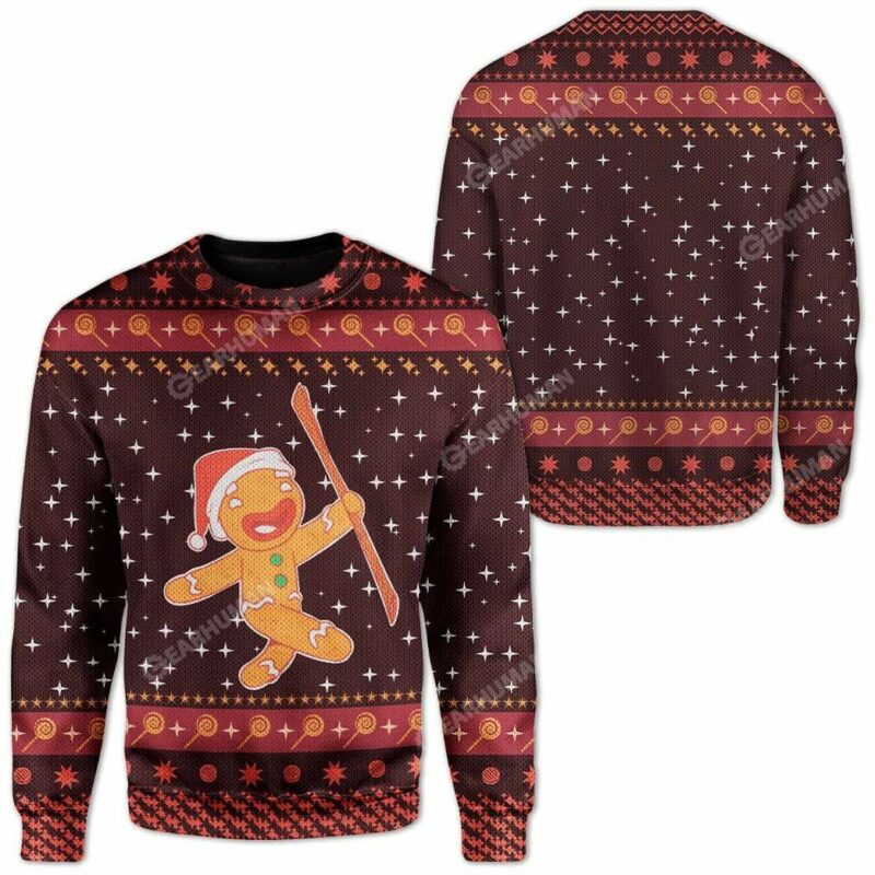 Ugly Christmas Cute Christmas Gingerbread Sweater Apparel