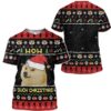 Ugly Christmas Dog Custom Sweater Apparel