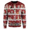 Ugly Christmas Dog Custom Sweater Apparel