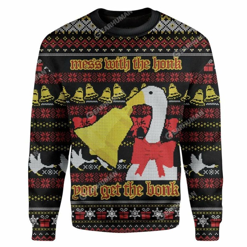 Ugly Christmas Duck Custom Sweater Apparel