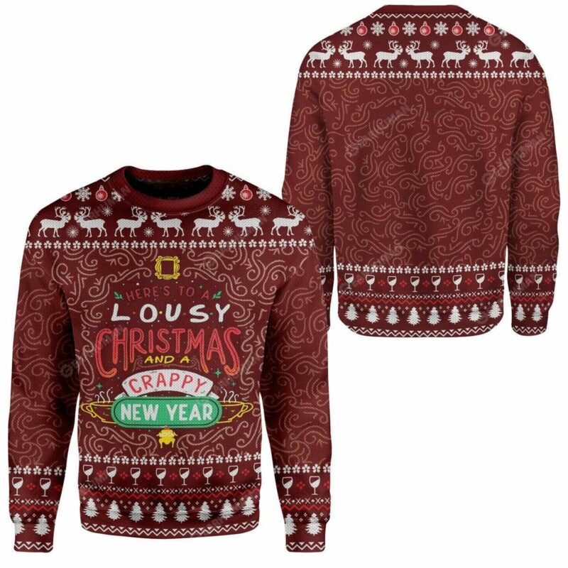 Ugly Christmas Friends Custom Sweater Apparel