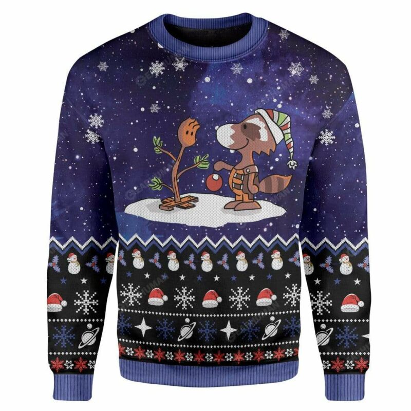 Ugly Christmas In Galaxy Sweater Apparel