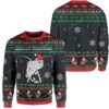 Ugly Christmas Merry Fishmas Custom Sweater Apparel