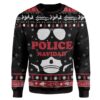 Ugly Christmas Police Navidad Sweater Apparel