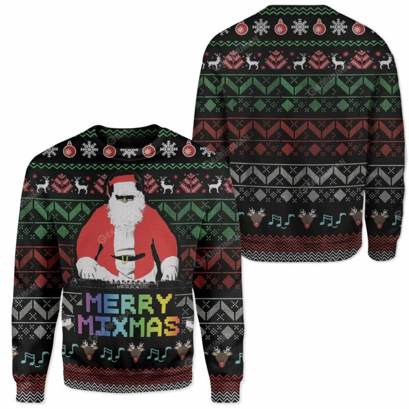 Ugly Christmas Santa Sweater