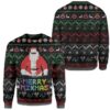 Ugly Christmas Santa Custom Sweater Apparel