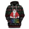 Ugly Christmas Santa Custom Sweater Apparel