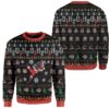 Ugly Christmas Santa Custom Sweater Apparel